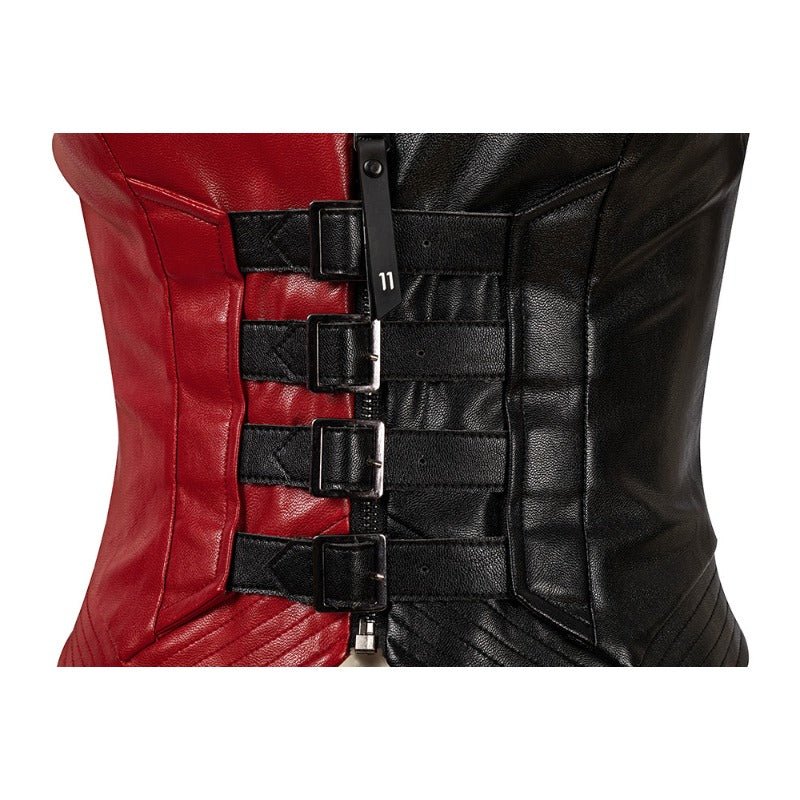 Traje de Cosplay de Harley Quinn The Suicide Squad 2 - Disfraz de Halloween con Zapatos - Fantasia Cosera