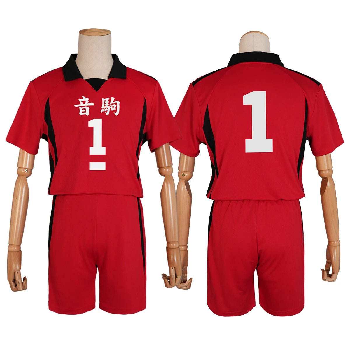 Traje de Cosplay de Kuroo Tetsuro de Haikyuu!! Camiseta de Voleibol de Nekoma y Peluca - Fantasia Cosera