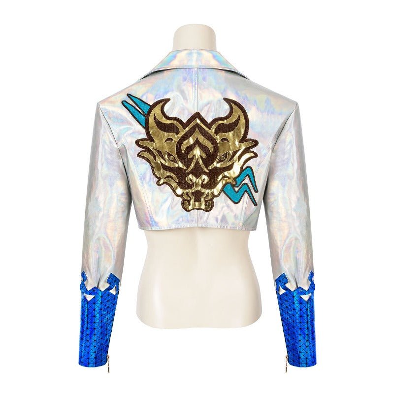 Traje de Cosplay de Akali La Asesina Rebelde Outfit KDA para Halloween, Navidad y Comic Con - Fantasia Cosera