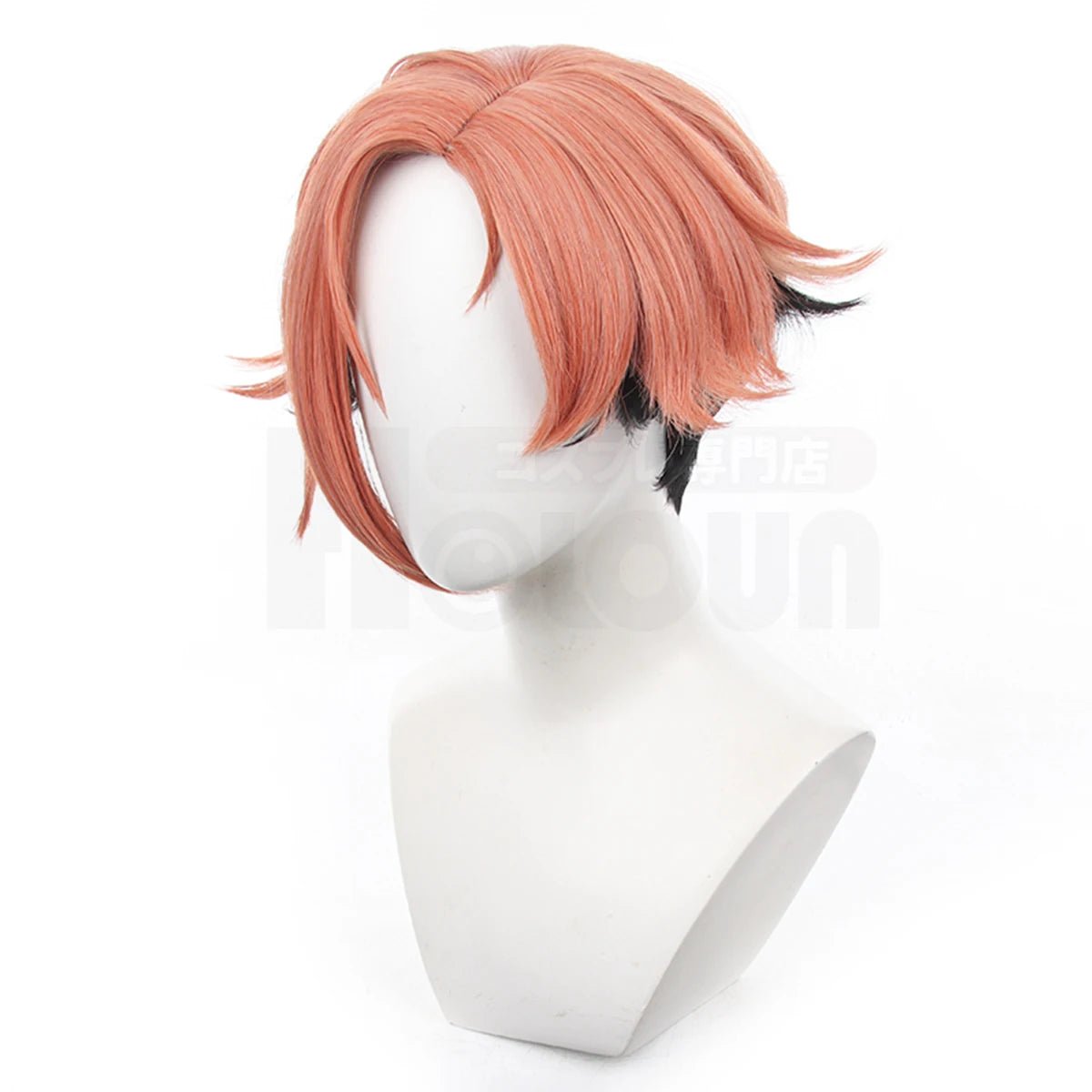 Peluca de Cosplay Shuto Sendou de Blue Lock - Rosa Roja, Fibra Sintética, Tamaño Ajustable, Resistente al Calor para Halloween - Fantasia Cosera