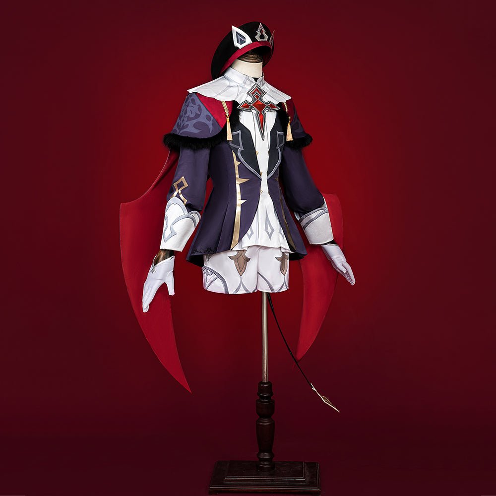 Traje de Cosplay de Lisa de Genshin Impact para Hombres - Fantasia Cosera