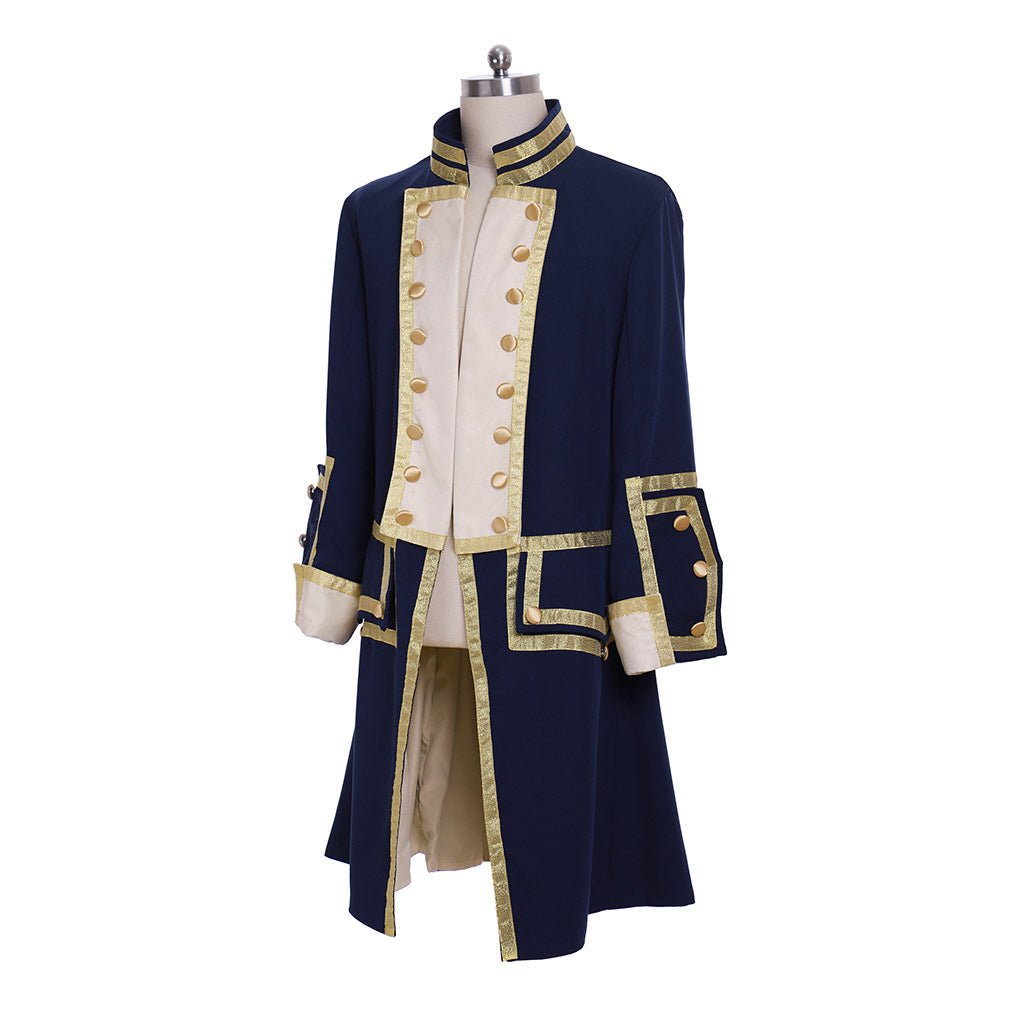 Chaqueta Real Colonial del Siglo XVIII para Hombres - Inspirada en George Washington - Fantasia Cosera