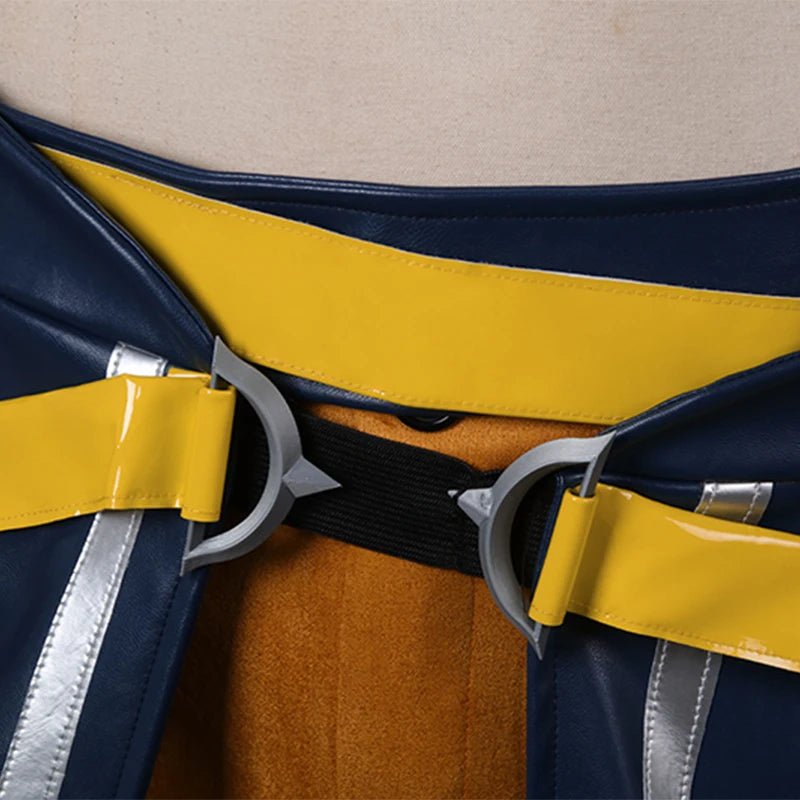 Traje de Cosplay Kayn Heartsteel LOL para Hombre Adulto - Disfraz de Rol Completo con Máscara para Ojos - Fantasia Cosera