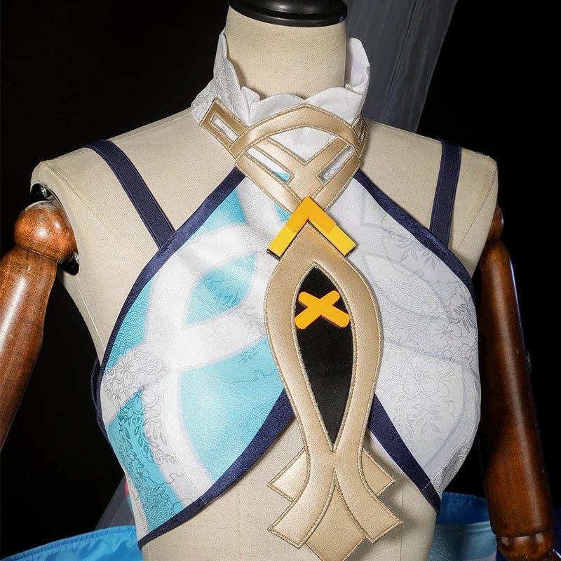 Traje de Cosplay Mualani Splish Splash Wavechaser de Genshin Impact para Mujer - Fantasia Cosera