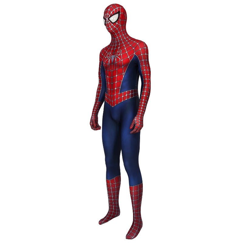 Traje de Cosplay de Spider-Man 2 Tobey Maguire Body Zentai Ajustado - Fantasia Cosera