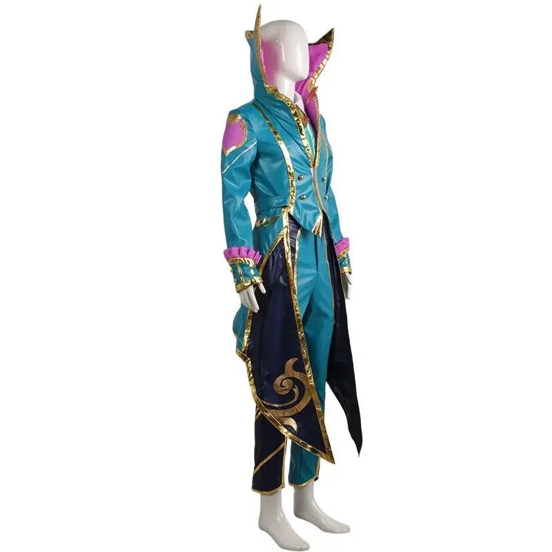 Traje de Cosplay de Vladimir El Segador Carmesí de LOL para Hombres Adultos - Chaqueta, Camisa y Conjunto Completo para Halloween - Fantasia Cosera