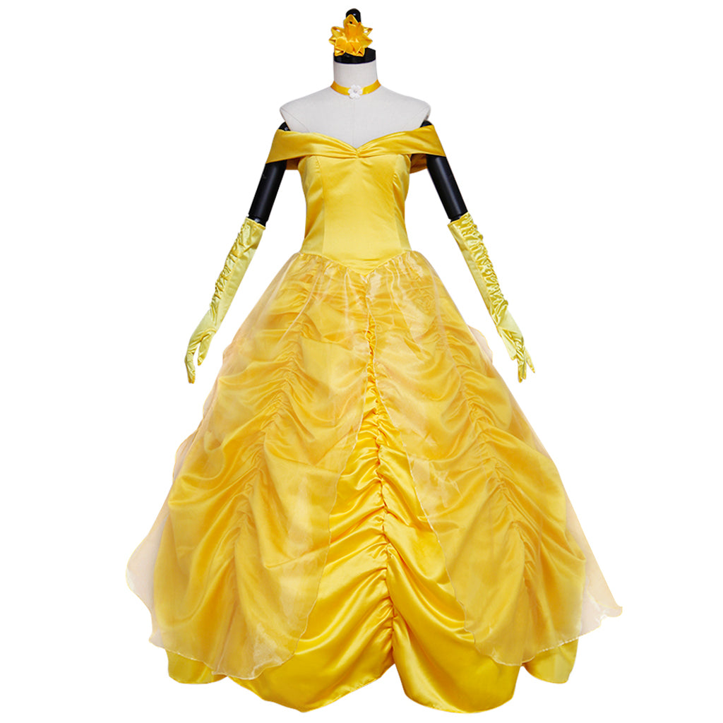 Belle y la Bestia Traje de Cosplay Serie | Vestido de Princesa para Eventos - Fantasia Cosera