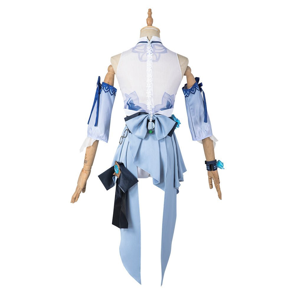Traje de Cosplay de Jean de Genshin Impact - Vestido de Verano Brisa Marina para Halloween - Fantasia Cosera
