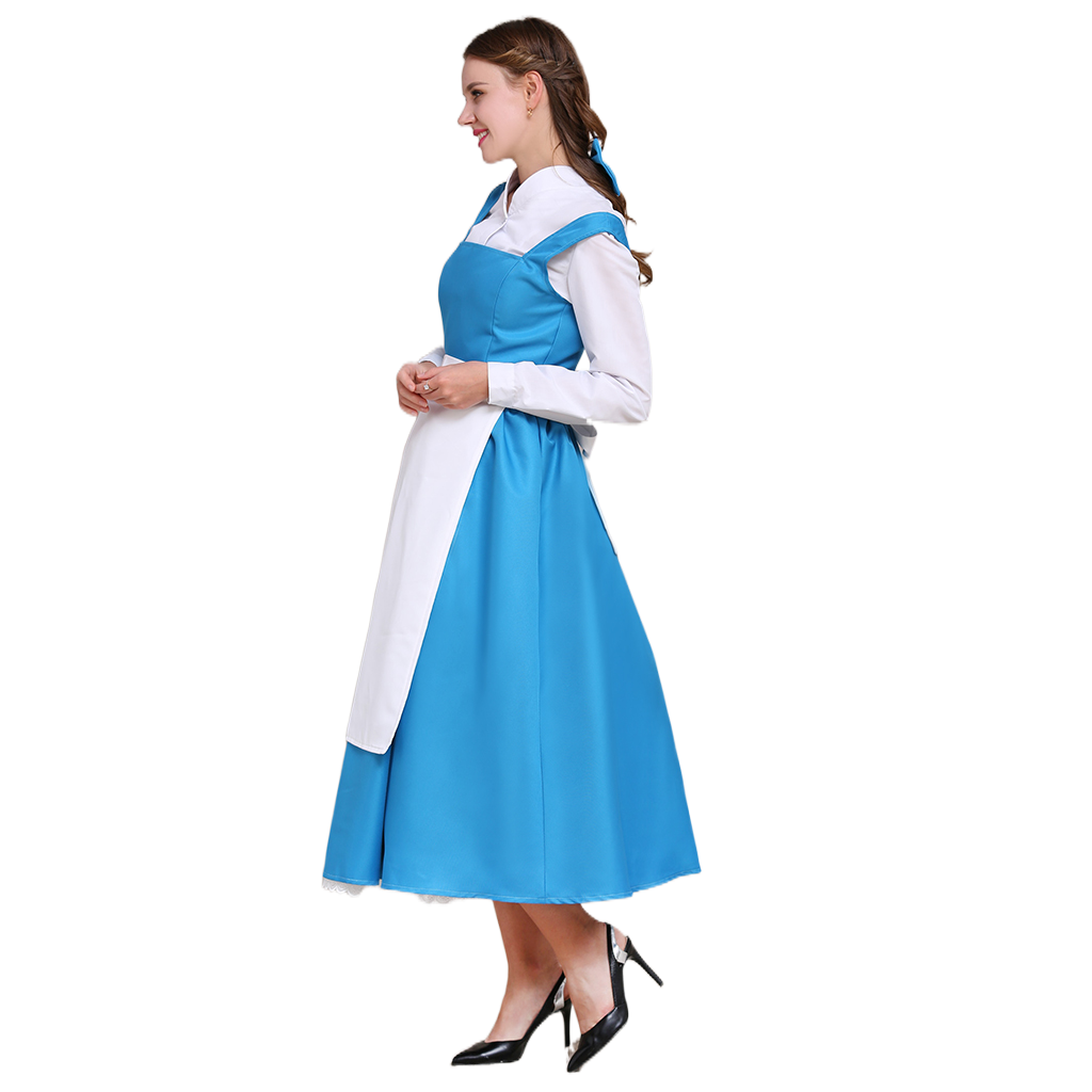 Belle y la Bestia Traje de Cosplay Serie | Vestido de Princesa para Eventos - Fantasia Cosera