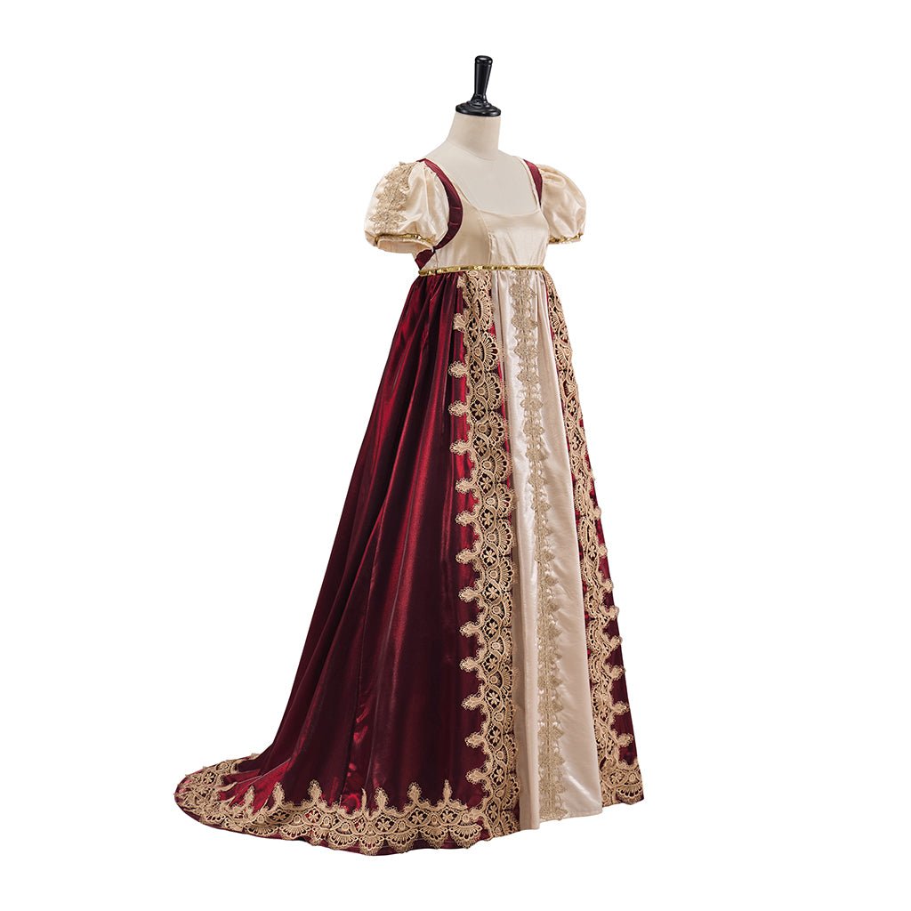 Chaleco Rosa Noble y Falda Beige Traje Cosplay – Elegante y Estiloso - Fantasia Cosera