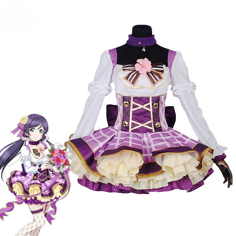 Traje Cosplay Lovelive Ramo de Flores Yazawa Nico Nozomi Tojo Eli Rin Sonoda Umi Kotori Maki - Fantasia Cosera