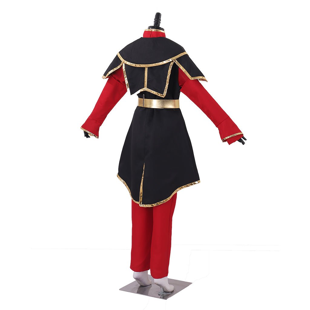 Avatar: El Último Maestro del Aire - Traje de Cosplay de Azula, Princesa Guerrero de la Nación del Fuego Élite - Fantasia Cosera