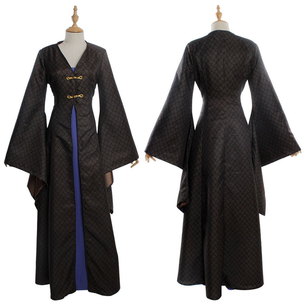 Vestido Medieval Sansa Cosplay Mujer - Disfraz Halloween Fiesta - Fantasia Cosera