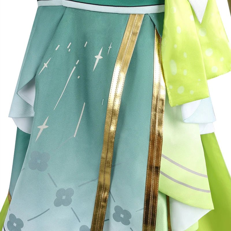 Traje de Cosplay Verina de Juego Wuthering Waves Vestido Verde Resonador Congénito Espectro para Mujer Disfraz de Fiesta de Halloween - Fantasia Cosera