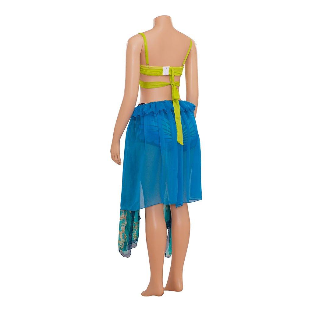 Vestido de Baile Azul de Britney Spears Slave | Traje de Cosplay - Fantasia Cosera