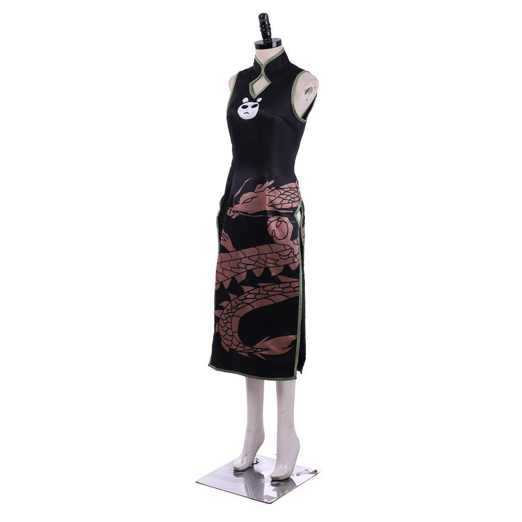 Disfraz de Cosplay Cheongsam Negro de Tao Jun de Shaman King - Fantasia Cosera