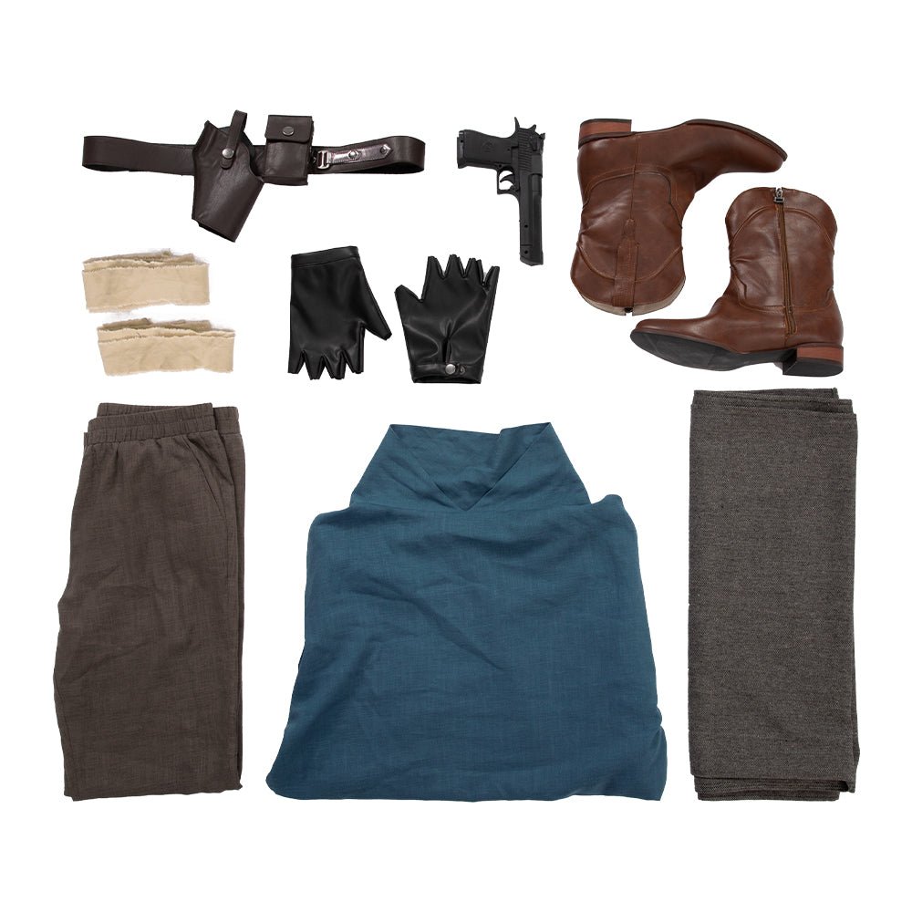 Traje Azul de Obi-Wan Kenobi de Star Wars para Halloween y Cosplay - Fantasia Cosera