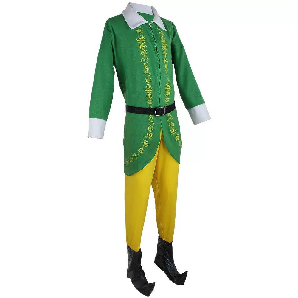 Nuevo Disfraz de Cosplay Navideño | Traje de Duende de Santa | Disfraz de Elfo Anime Verde Festivo para Hombres - Fantasia Cosera