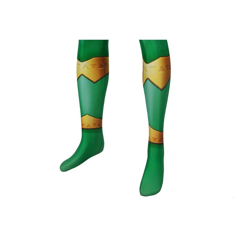 Traje de Cosplay de Power Rangers Verde para Halloween y Fiestas - Fantasia Cosera