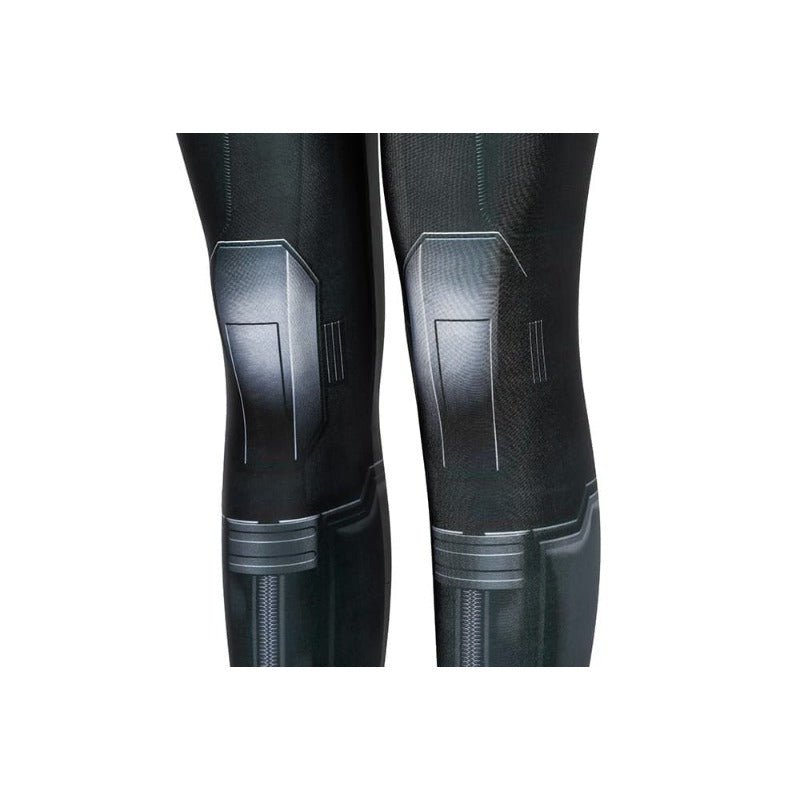 Traje de Cosplay de Black Widow - Jumpsuit de Spandex Estampado - Fantasia Cosera