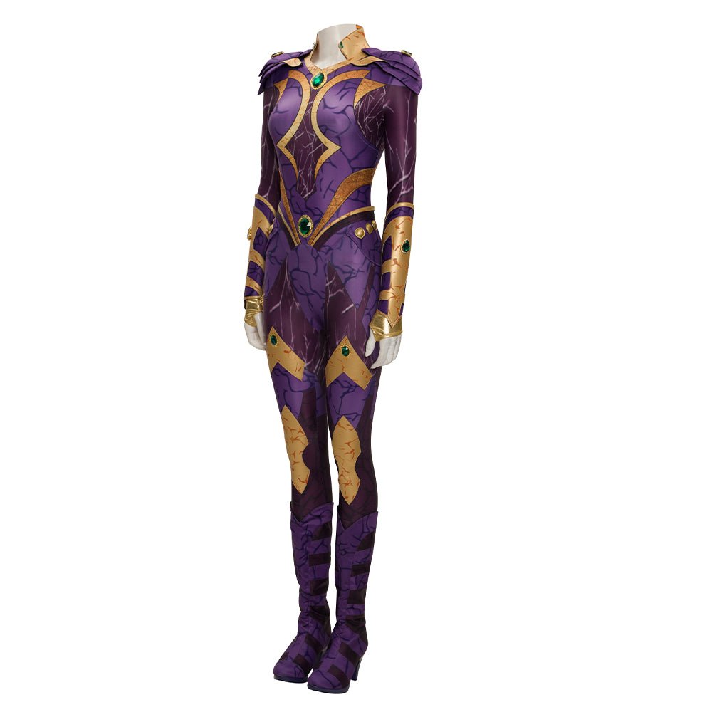 Traje de Cosplay de Starfire para Adultos y Niños - Superhéroe Traje Zentai para Halloween - Fantasia Cosera