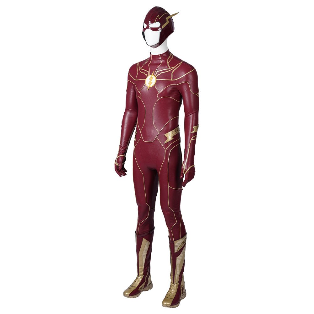 Traje de Cosplay de Barry Allen The Flash 2023 para Halloween - Fantasia Cosera