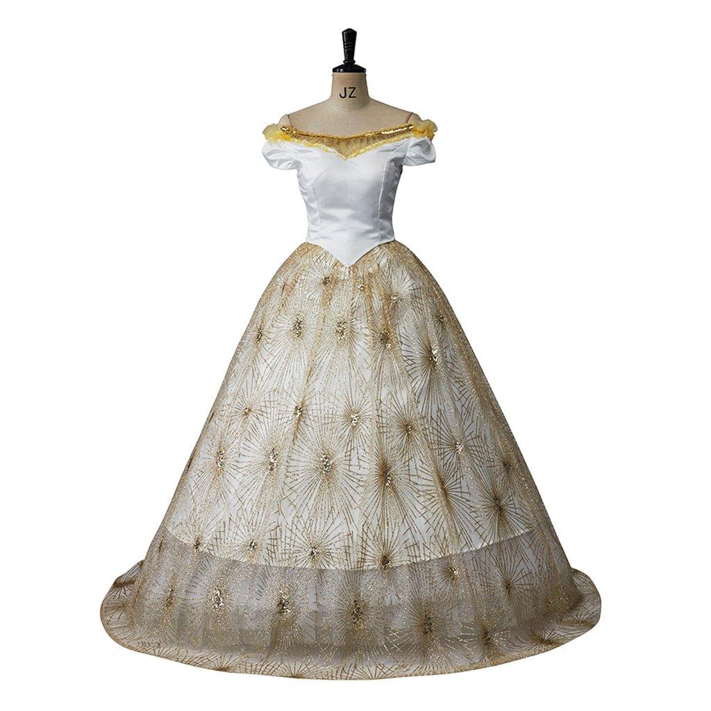 Traje de Cosplay de Christine Daae El Fantasma de la Ópera Vestido con Estampado de Fuegos Artificiales - Fantasia Cosera