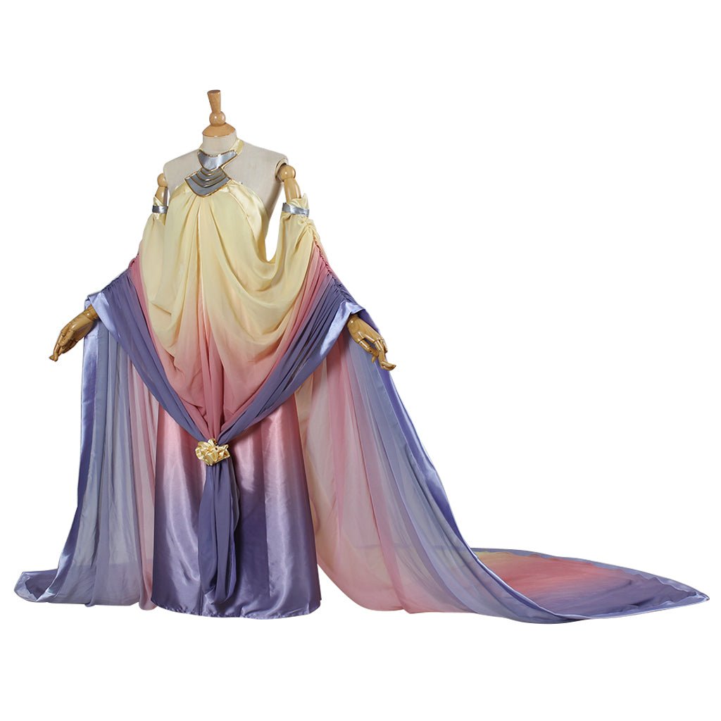 Vestido Lago Princesa Estrella Episodio 2 Traje Cosplay - Elegante Atuendo de Fantasía Real para Fans y Cosplayers - Fantasia Cosera