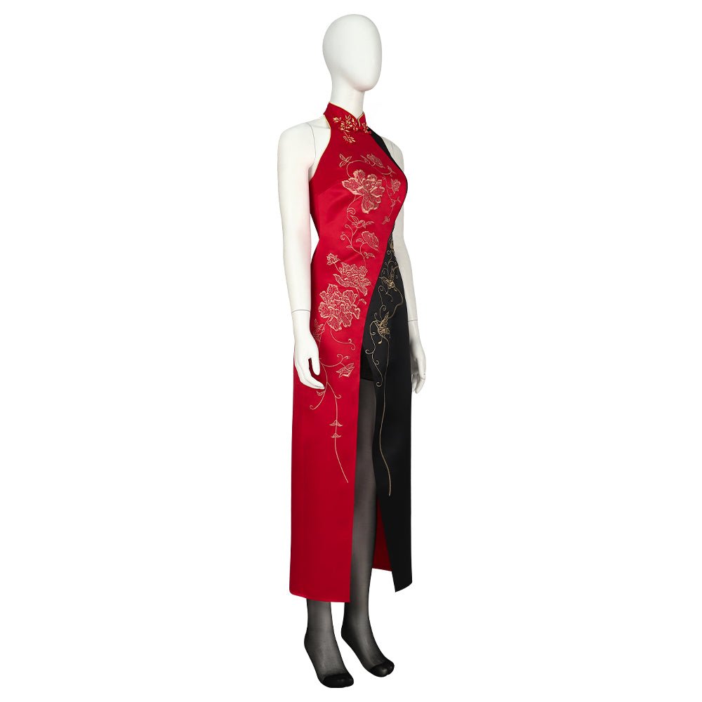 Traje de Cosplay de Ada Wong Cheongsam de Resident Evil 4 Remake - Fantasia Cosera