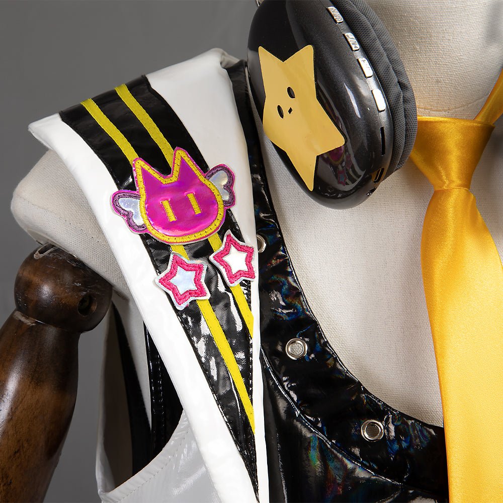 Trajes de Cosplay de Len y Rin de Muse Dash | Concierto Mágico de Project Mirai Sekai Juego Completo - Fantasia Cosera