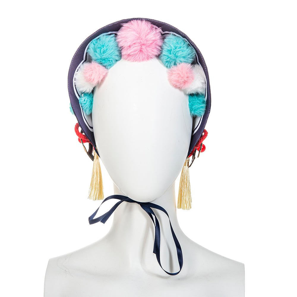 Genshin Impact - Traje de Cosplay de Yunjin con Vestido Lolita, Sombrero y Medias para Mujeres Adultas - Fantasia Cosera