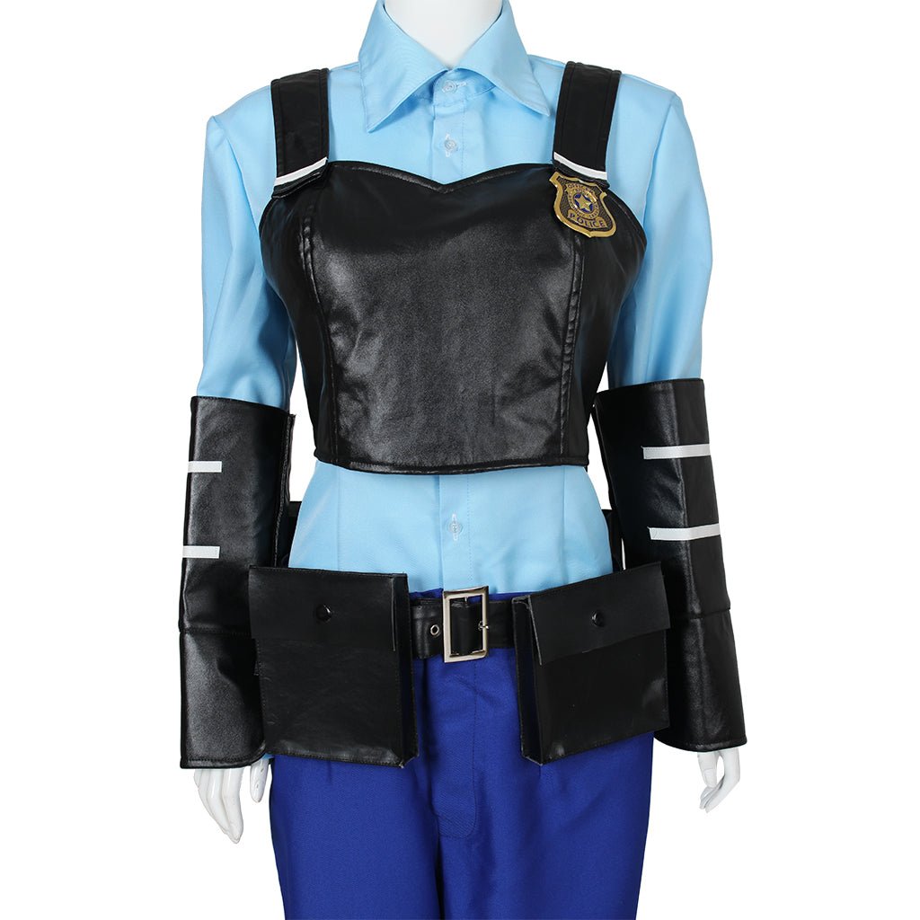 Traje de Cosplay de Judy Hopps para Adultos - Uniforme de Oficial de la ZPD para Mujeres, Ideal para Halloween, Carnavales y Fiestas - Fantasia Cosera