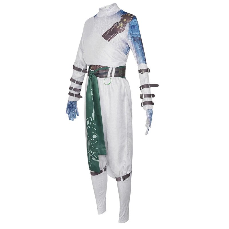 Traje de Cosplay Noble de Blanco de Black Myth Wukong | Túnica Blanca para Halloween para Hombres | Diseño Elegante para Fans - Fantasia Cosera
