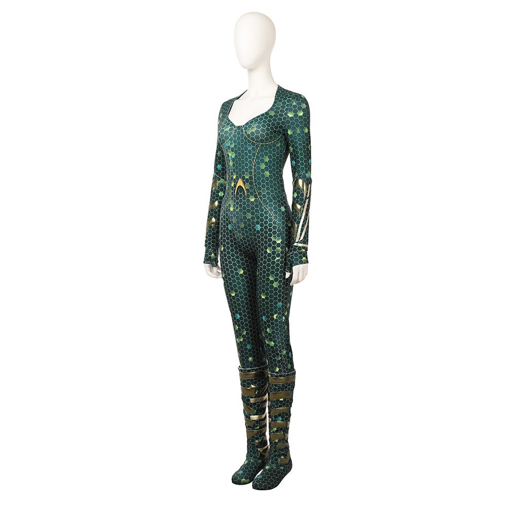 Traje de Cosplay de Mera de Aquaman 2 - Outfit de Película de Alta Calidad - Fantasia Cosera