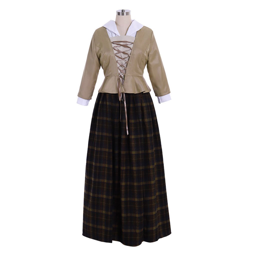 Vestido Inspirado en Outlander | Cosplay de las Tierras Altas de Escocia para Mujeres - Fantasia Cosera