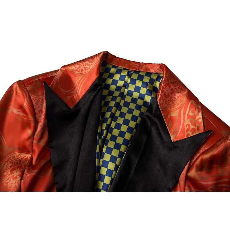 Traje de Cosplay Jerome Chaqueta Roja y Chaleco Naranja para Halloween y Festivales - Fantasia Cosera