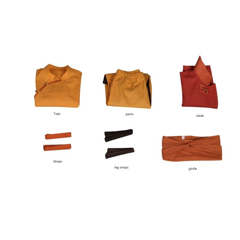 Disfraz de Aang Kuzon Pies Brillantes para Halloween, Navidad, Comic-Con y Fiestas de Anime - Fantasia Cosera