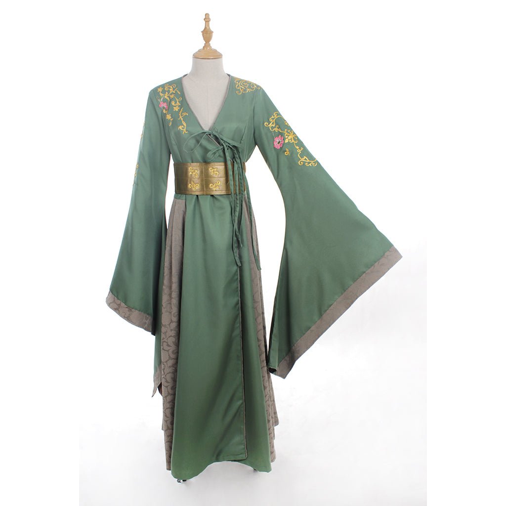 Vestido Verde de Cersei Lannister para Adultos | Disfraz de Cosplay para Mujer | Halloween y Carnaval | Cosplay de Series y Películas - Fantasia Cosera