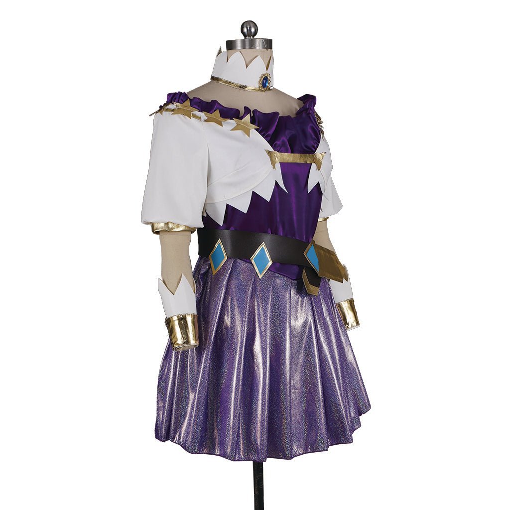 Traje de Cosplay de Ahri Flor Espiritual LOL para Adultos - Fantasia Cosera