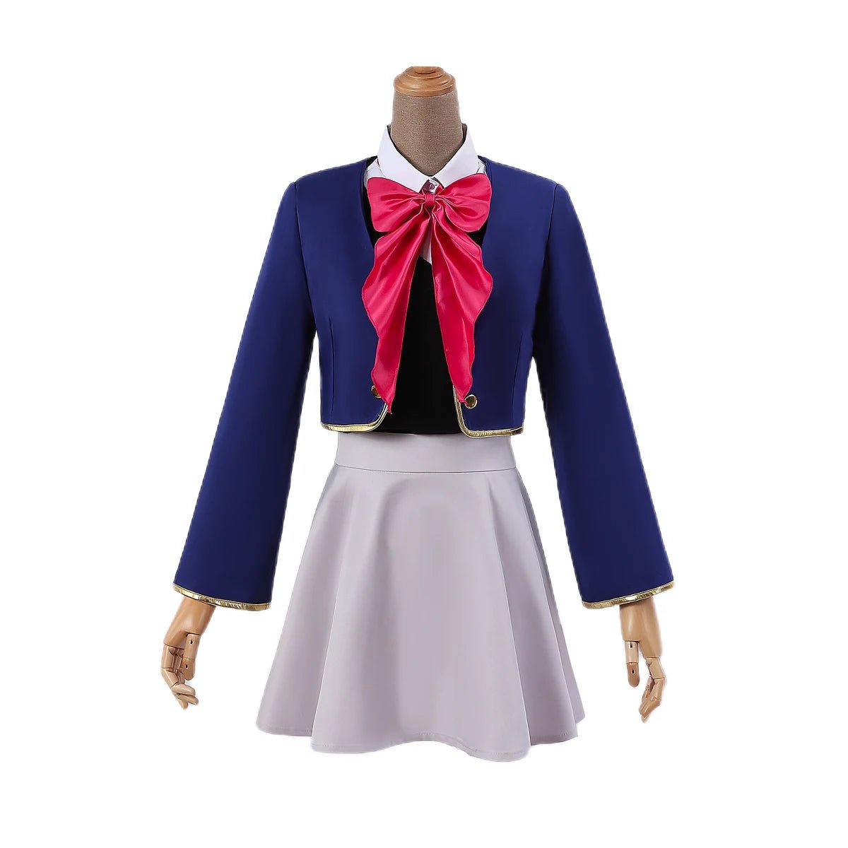 Disfraz de Rubii Ruby Hoshino de OSHI NO KO Anime con Peluca, Uniforme Escolar, Blusa y Falda - Regalo de Hermana Fiesta Rosa - Fantasia Cosera