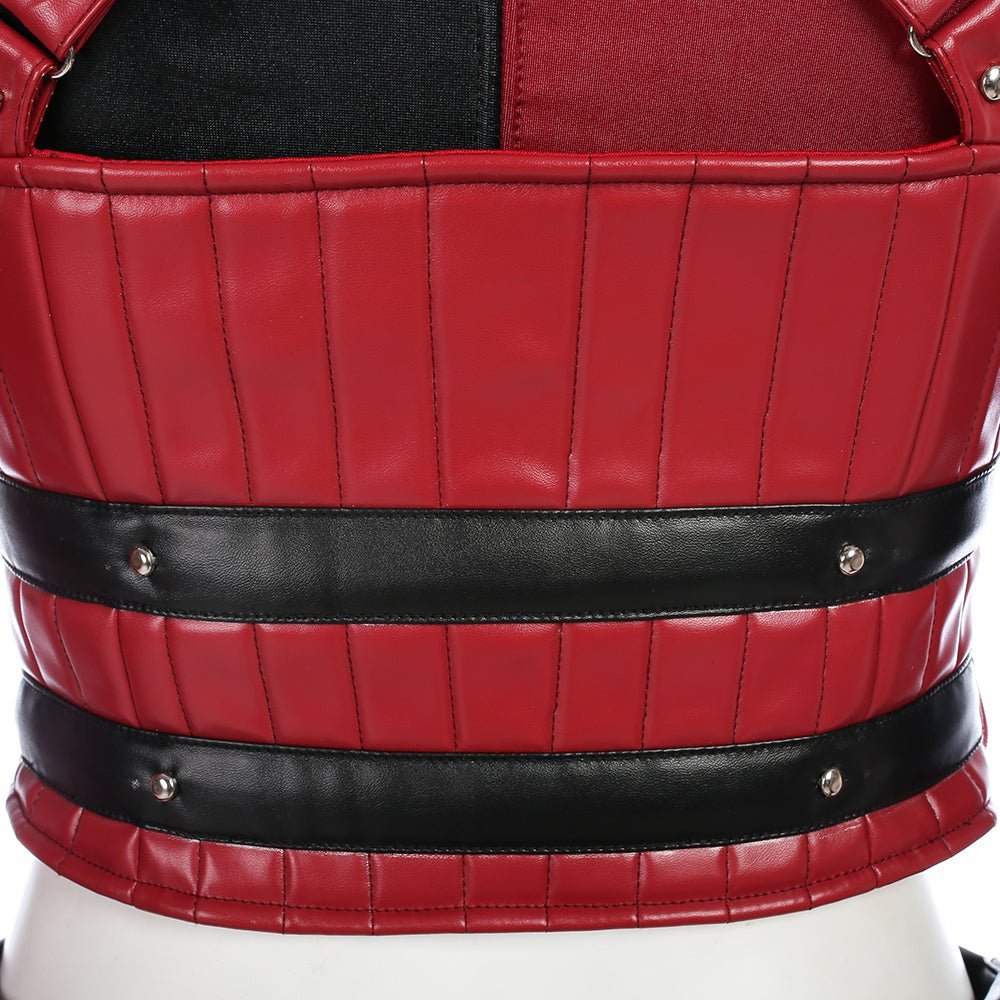 Traje de Cosplay de Harley Quinn de Batman: Arkham City - Outfit de Personaje de Juego de Alta Calidad - Fantasia Cosera