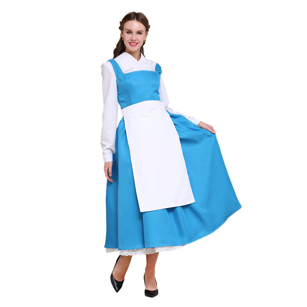 Belle y la Bestia Traje de Cosplay Serie | Vestido de Princesa para Eventos - Fantasia Cosera