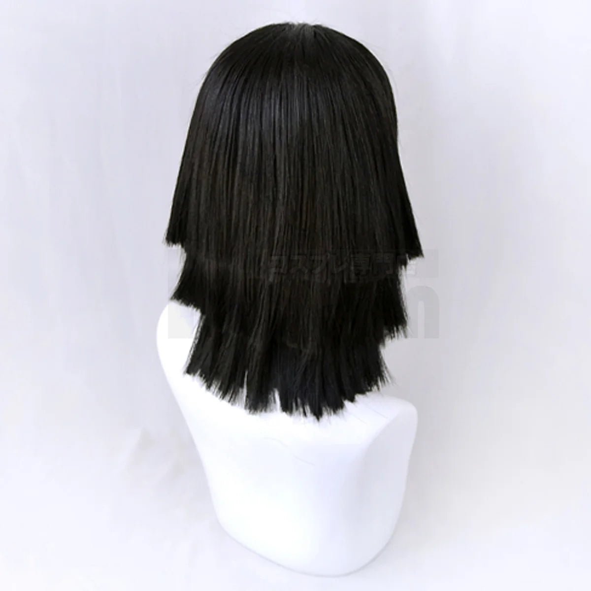 Peluca Anime Iguro Obanai Cosplay Rosa Malla Fibra Sintética Ajustable Tamaño Resistente al Calor Peine Halloween Convención - Fantasia Cosera