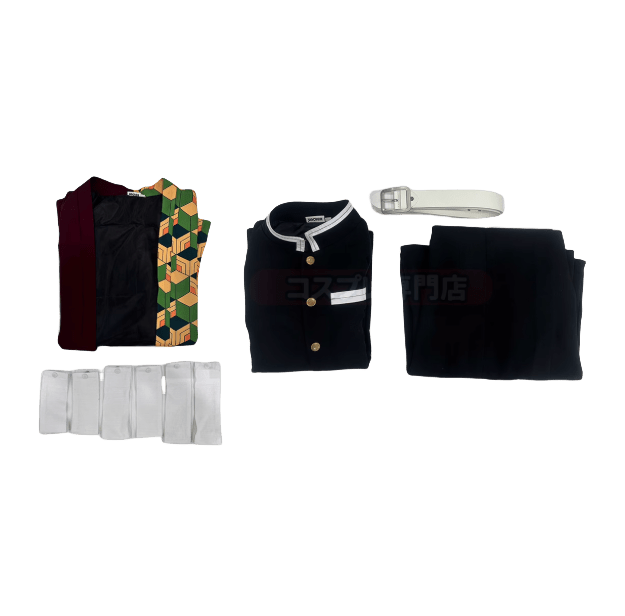 Traje de Cosplay Tomioka Giyuu de Demon Slayer - Calidad Premium - Fantasia Cosera