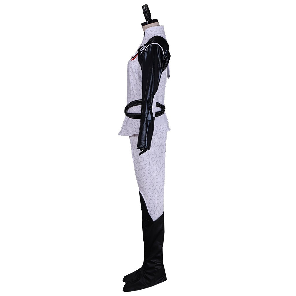 Traje de Cosplay de Miranda Lawson para Mujer | Traje de Combate de Mass Effect Juego Completo - Fantasia Cosera