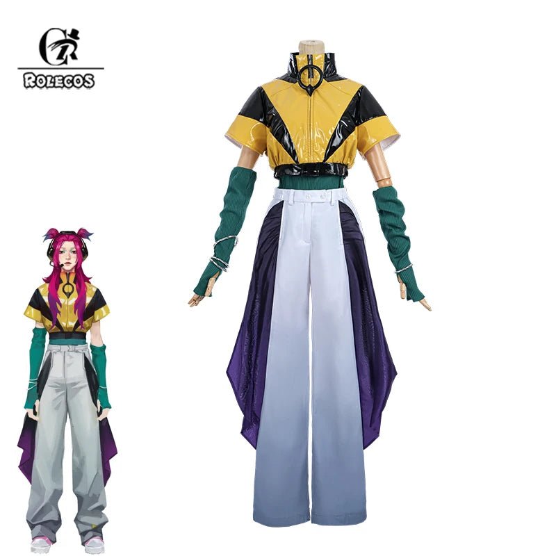 Traje de Cosplay Alune HEARTSTEEL de LOL para Mujer - Fantasía Outfits - Fantasia Cosera