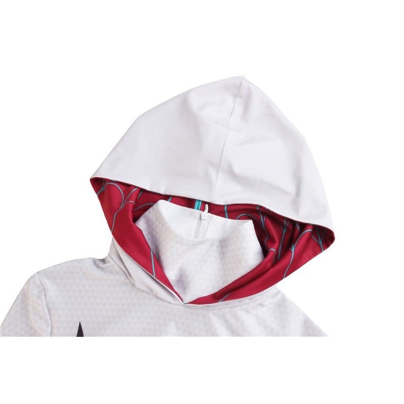 Traje de Spider-Gwen A Través del Spider-Verso Cosplay Mono Gwen Stacy Ver2 - Fantasia Cosera