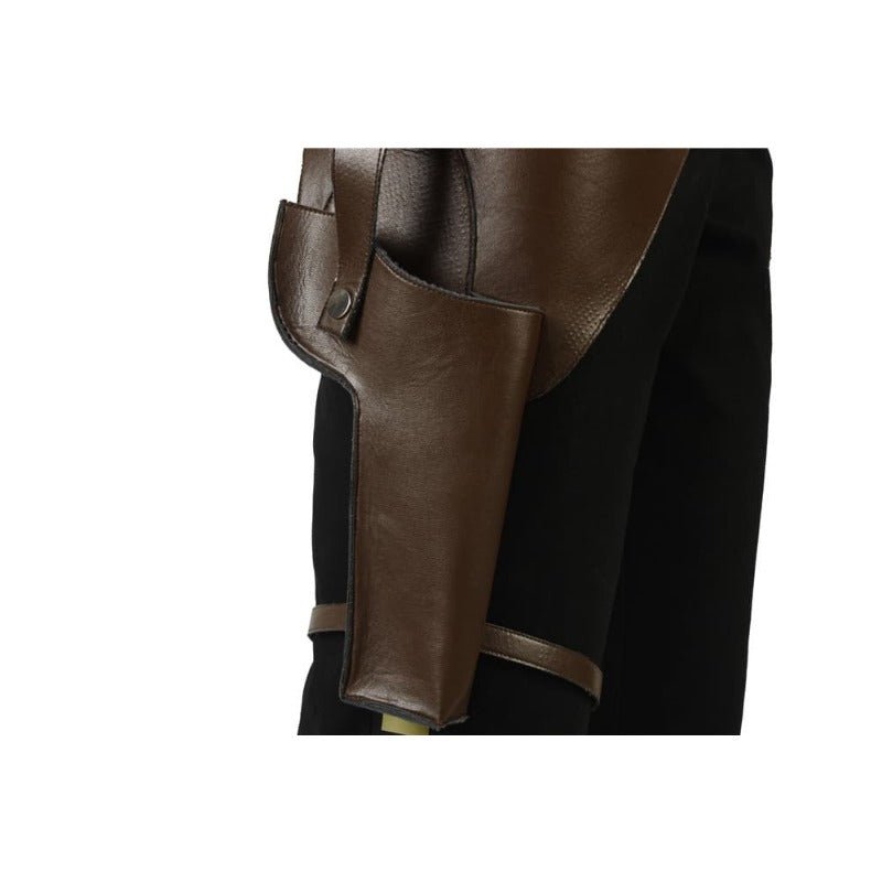 Traje de Han Solo para Cosplay - Camisa, Pantalón, Abrigo y Cinturón para Halloween y Fiestas - Fantasia Cosera