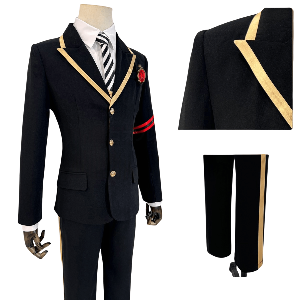 Traje de Cosplay de Riddle Rosehearts de Twisted Wonderland - Calidad Premium - Fantasia Cosera