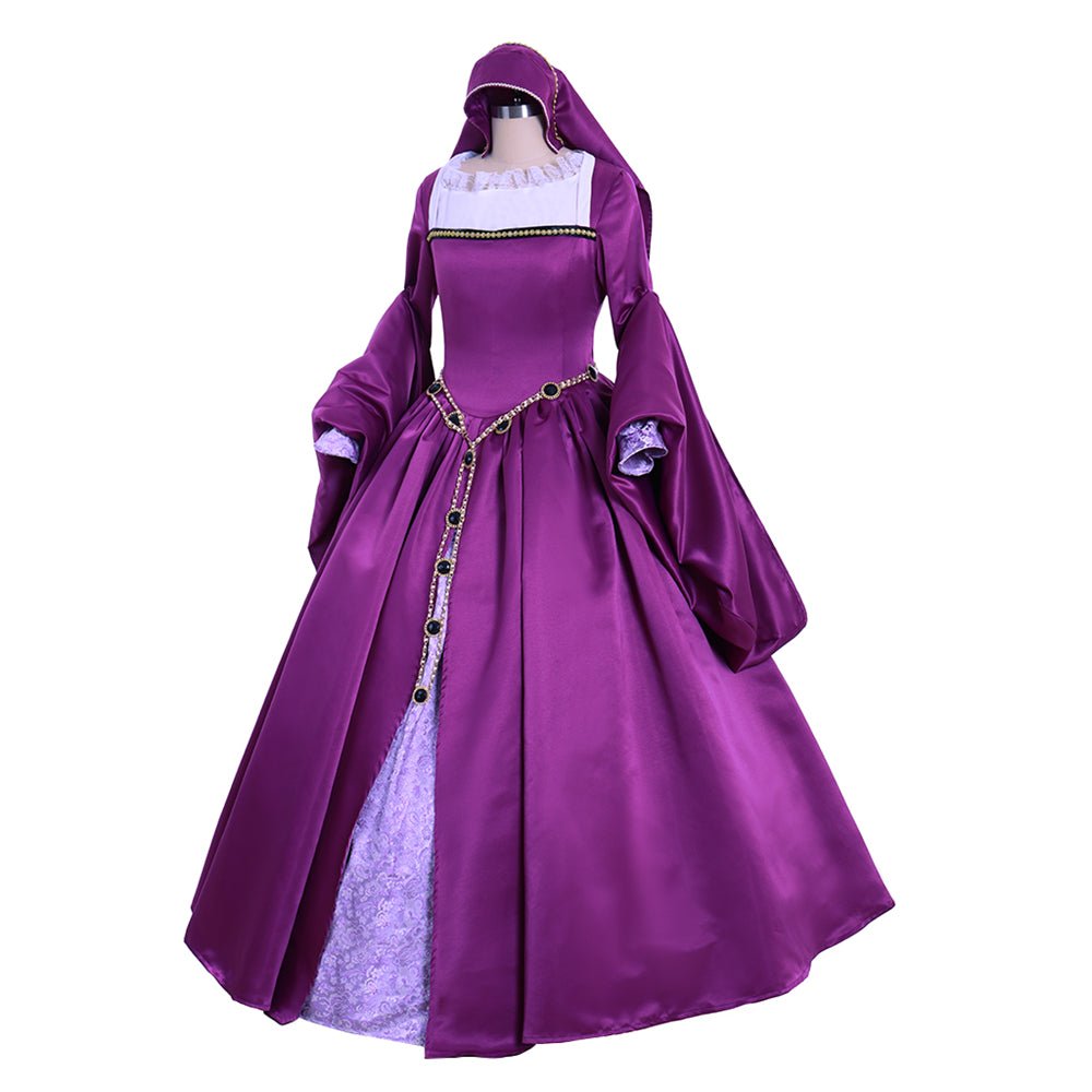 Vestido Gótico Victoriano Reina Isabel Tudor | Traje de Cosplay para Ferias Renacentistas - Fantasia Cosera